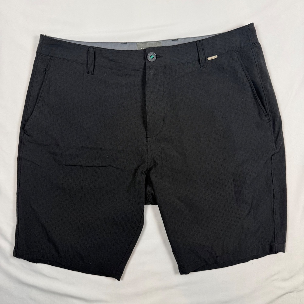 Linksoul Mens Black Boardwalker Golf Shorts Size 33 Stretch LS6170 Regular Fit
